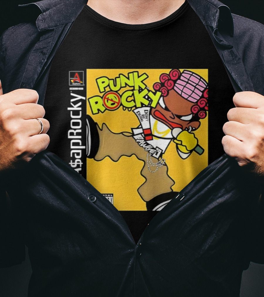 Don’t Be Dumb For Asap Rocky’s Punk Rocky Inspired By Parappa The Rapper T-Shirt
