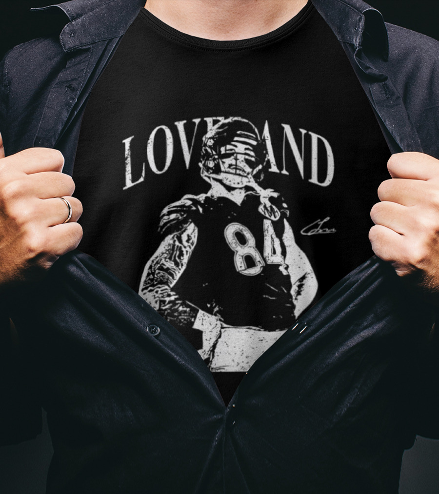 Loveland Good Better Best Chicago Bears Football Player 84 T-Shirt