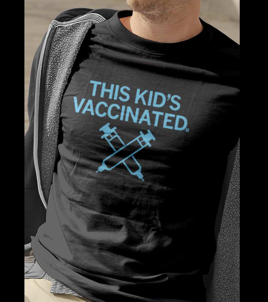 This Kid's Vaccinated Syringe T-Shirt