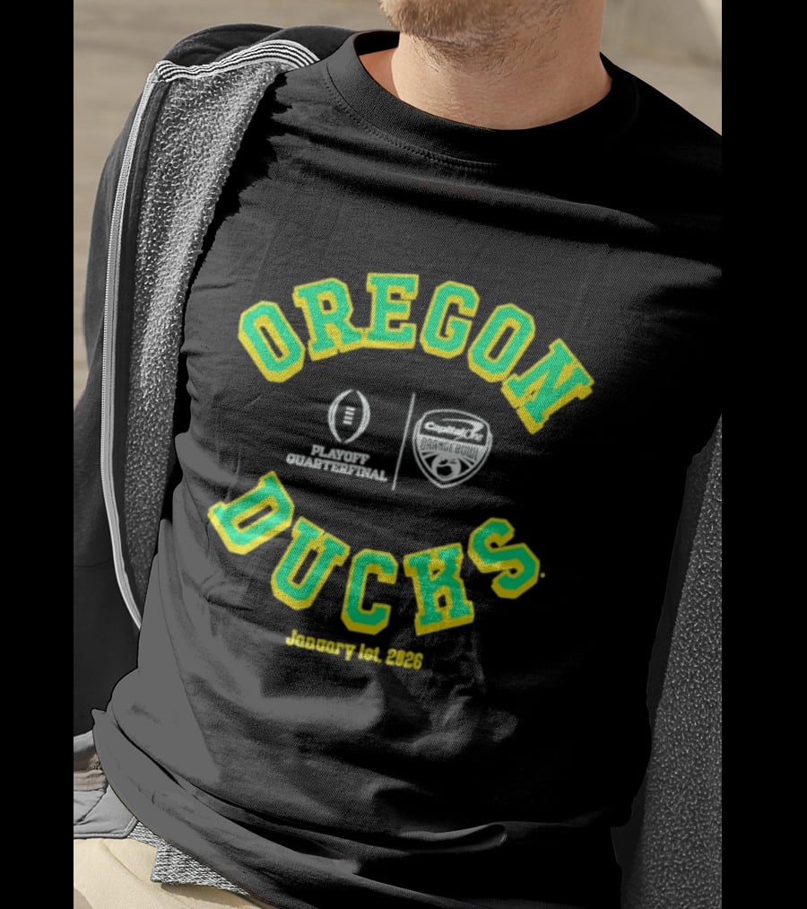 Oregon Ducks College Football Playoff Capital One Orange Bowl January 1st 2026 T-Shirt