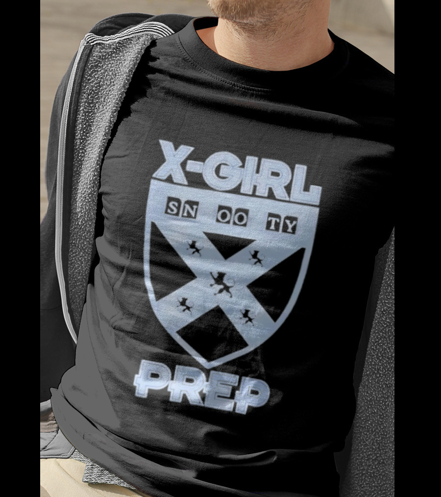 X Girl Snooty Prep Shield Crest T-Shirt