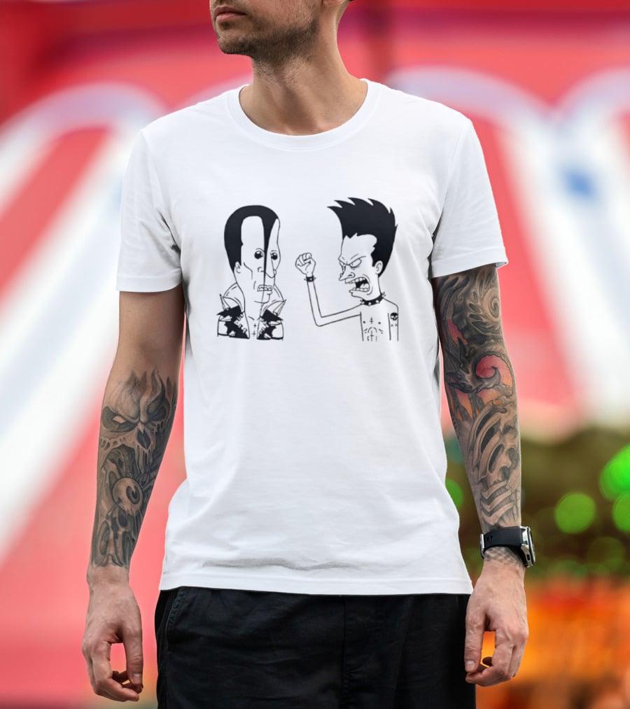 Grumpy Beavis And ButtHead Misfits T-Shirt