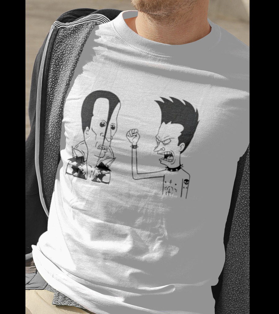 Grumpy Beavis And ButtHead Misfits T-Shirt