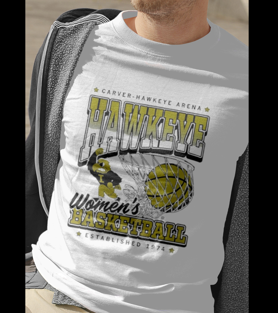 Hawkeye Women’s Basketball Established 1974 Carver Hawkeye Arena T-Shirt