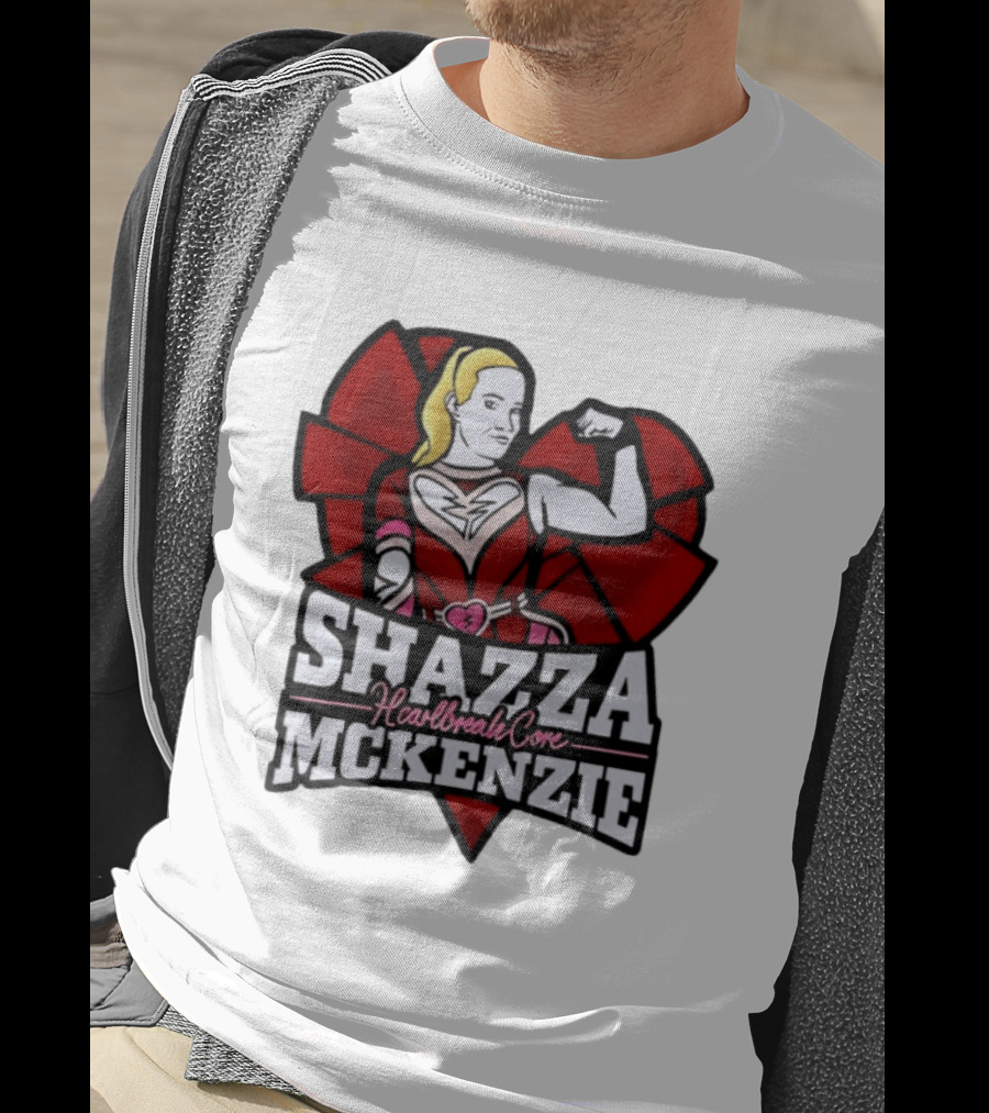 Shazza McKenzie Heartbreak Core Wrestling Superhero T-Shirt