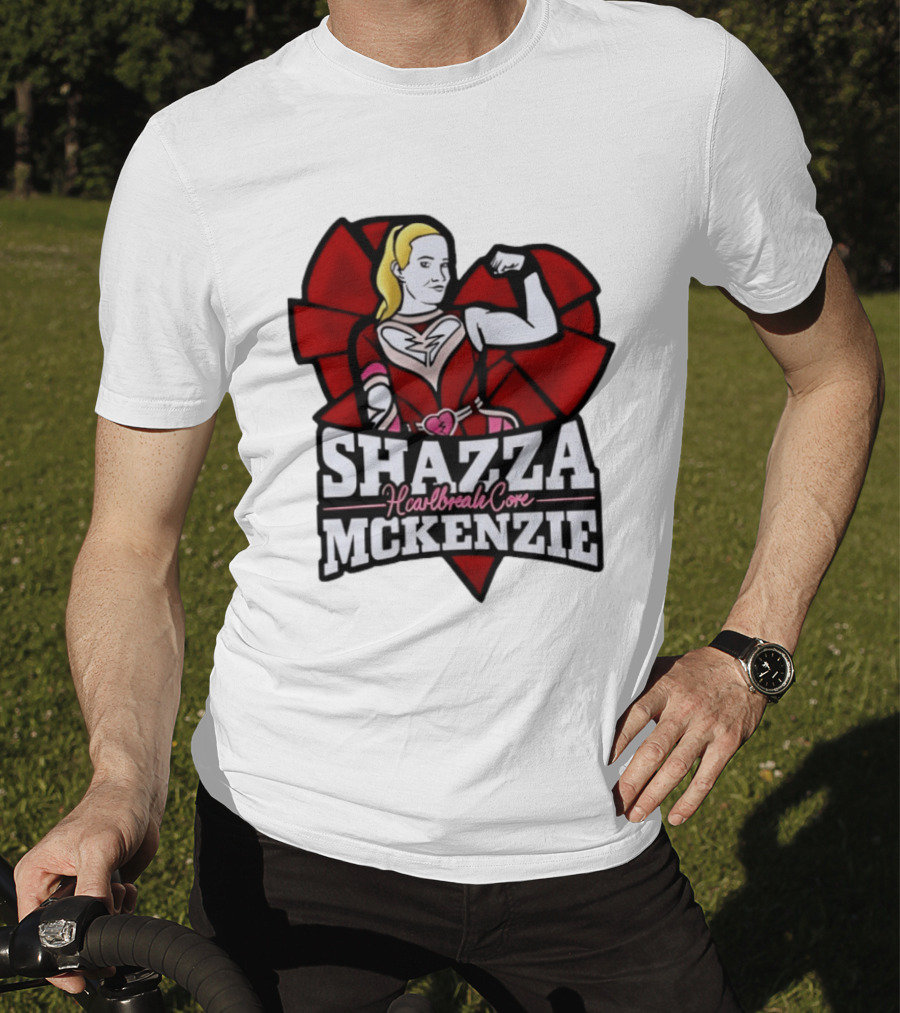 Shazza McKenzie Heartbreak Core Wrestling Superhero T-Shirt