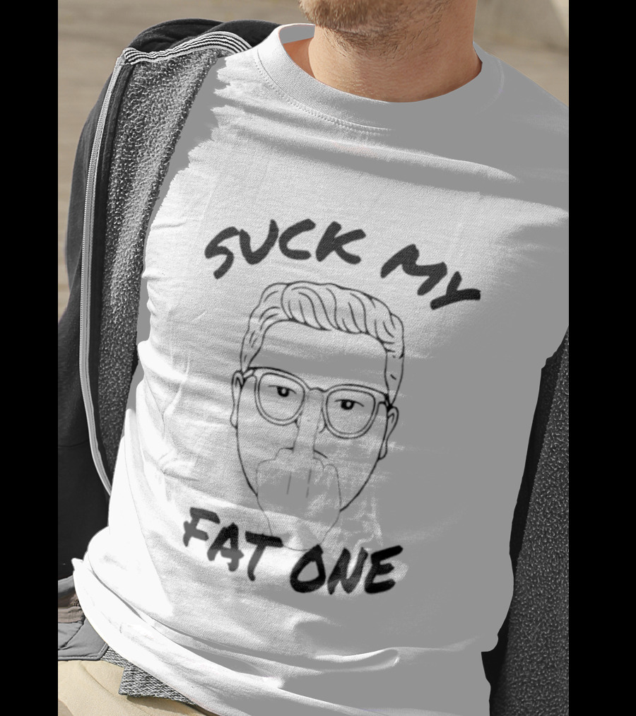 Suck My Fat One Delightful Derek Stranger Things Middle Finger T-Shirt