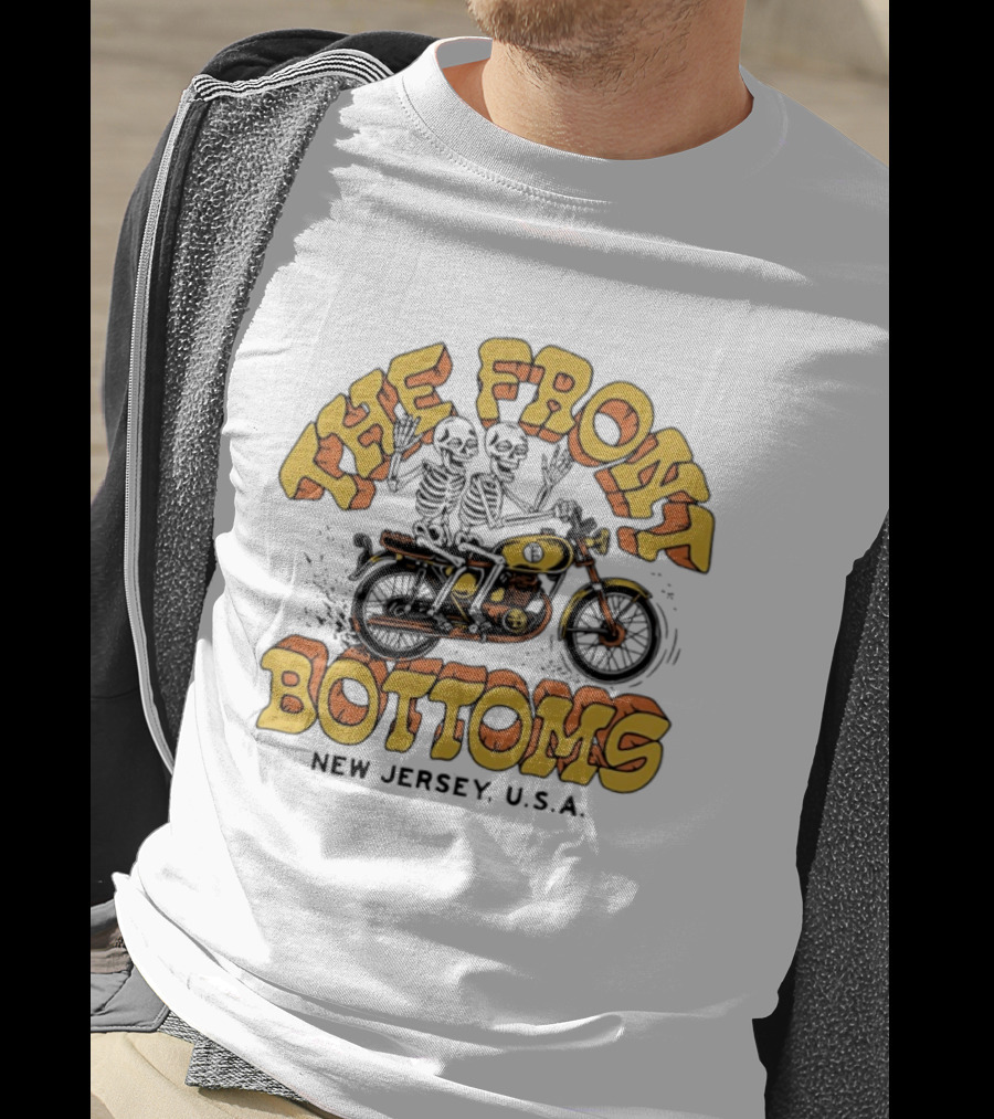 The Front Bottoms Skeleton Motorcycle New Jersey USA T-Shirt