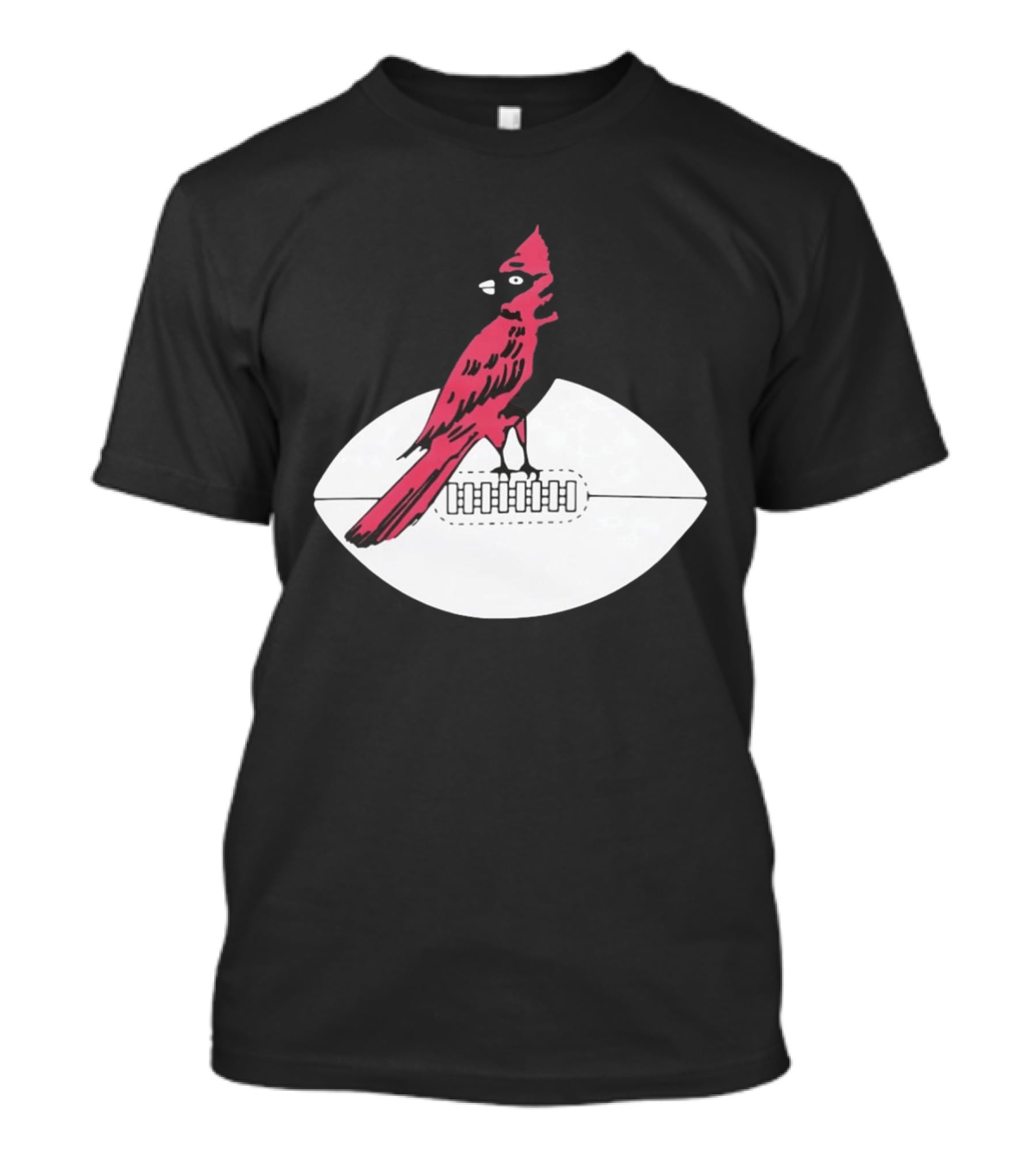 Arizona Cardinals Bird On Football T-Shirt