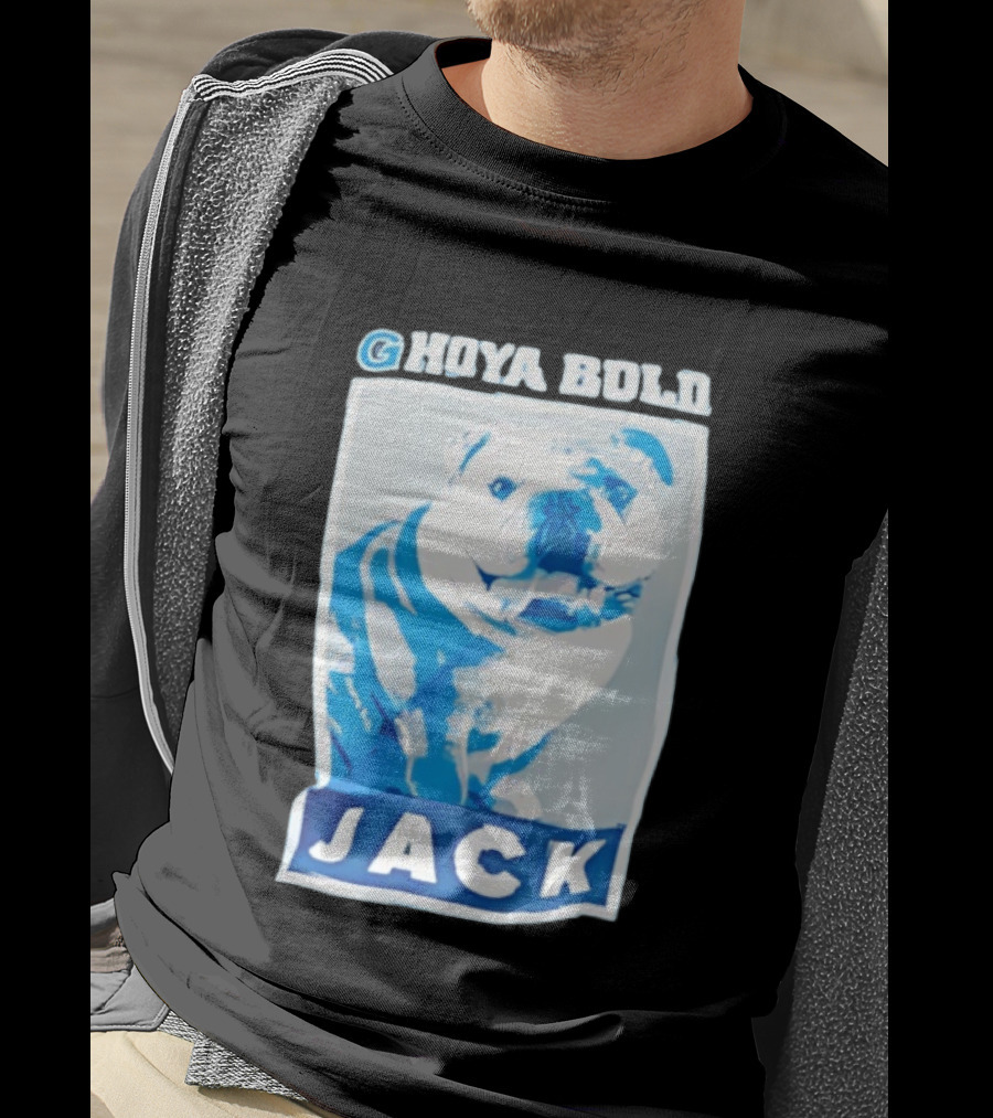 Georgetown Hoyas Hoya Bold Jack Bulldog Basketball T-Shirt