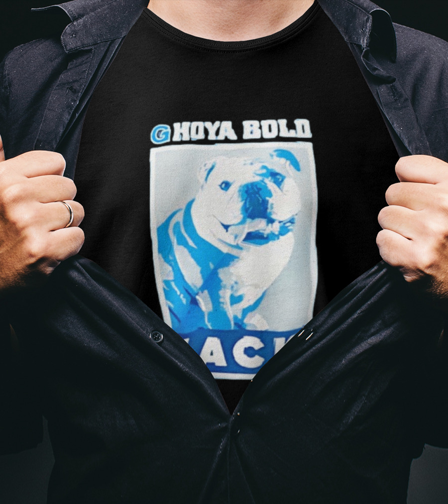Georgetown Hoyas Hoya Bold Jack Bulldog Basketball T-Shirt
