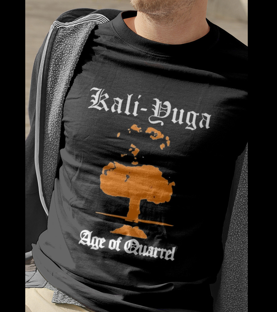 Kali Yuga Age Of Quarrel Mushroom Cloud Iconography T-Shirt