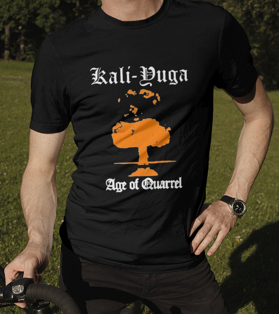 Kali Yuga Age Of Quarrel Mushroom Cloud Iconography T-Shirt