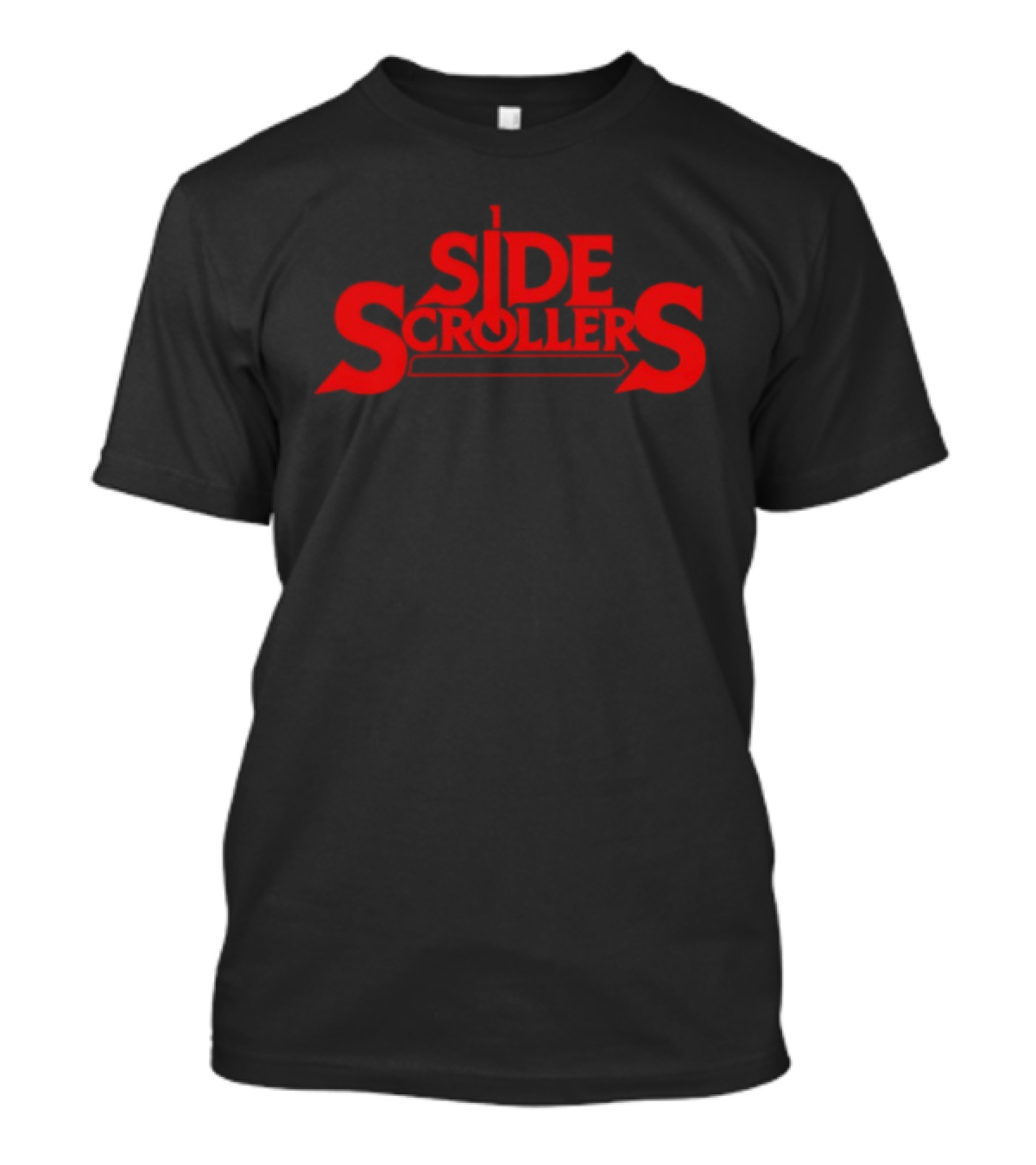 Side Scrollers Classic Red Gaming T-Shirt