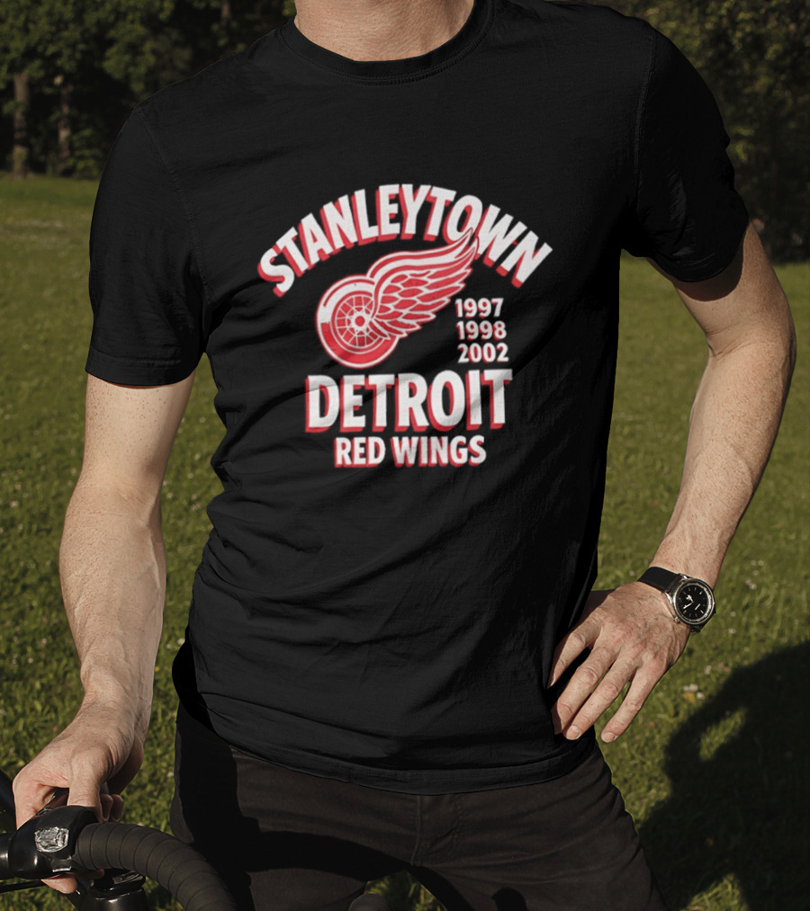Stanleytown Detroit Red Wings 1997 1998 2002 T-Shirt
