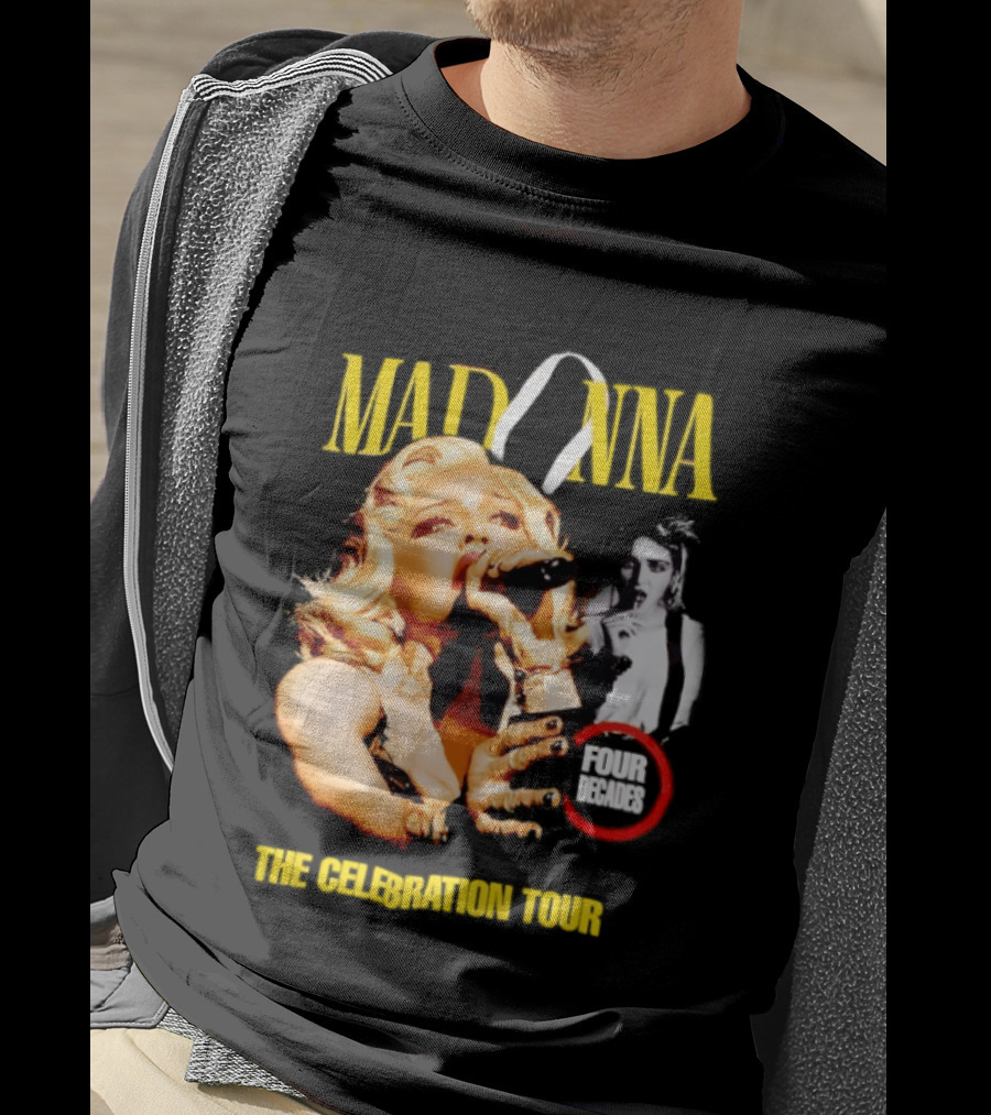 Madonna Four Decades The Celebration Tour Blonde Ambition T-Shirt