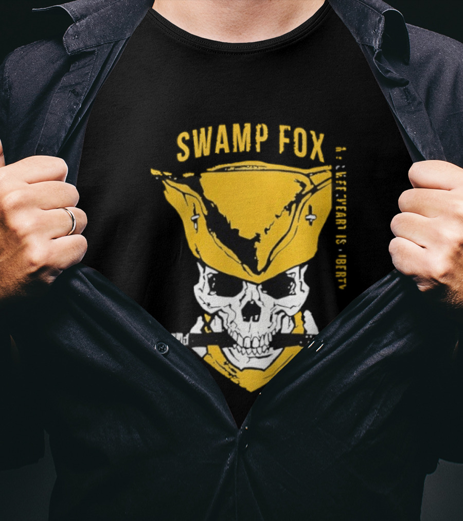 SWAMP FOX Skull My Sweetheart Is Liberty T-Shirt
