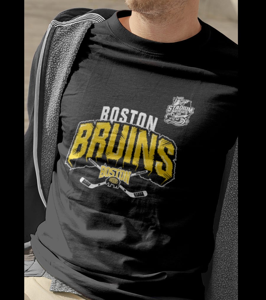 Boston Bruins Skull Tampa Bay Lightning NHL Hockey T-Shirt