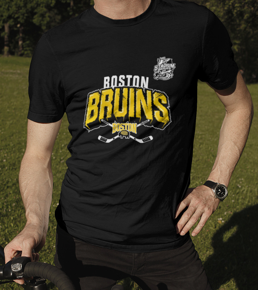 Boston Bruins Skull Tampa Bay Lightning NHL Hockey T-Shirt