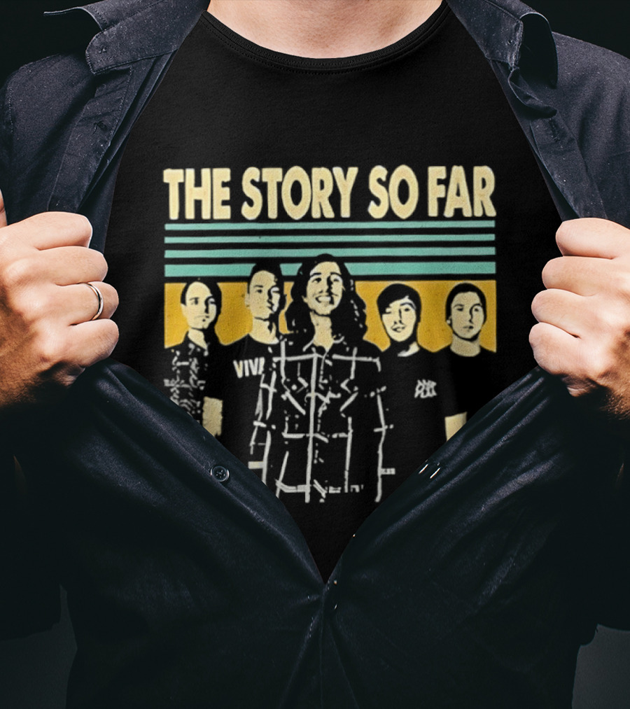 The Story So Far Band Members Stripes T-Shirt