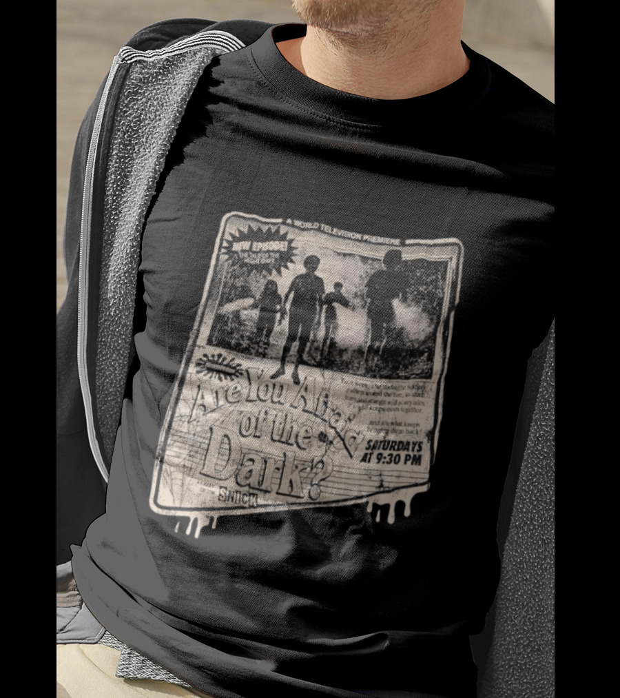 Nickelodeon Are You Afraid Of The Dark New Episode World Television Premiere Saturdays At 9:30 PM SNICK T-Shirt