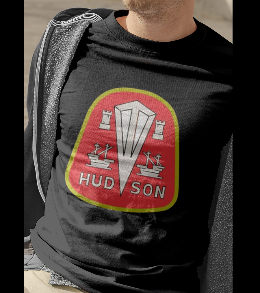 Hudson Motor Car Company Emblem With Ships And Castles T-Shirt