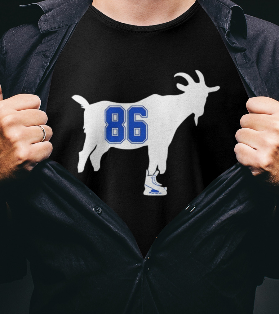 Nikita Kucherov Goat 86 Tampa Bay Lightning Hockey Skates T-Shirt