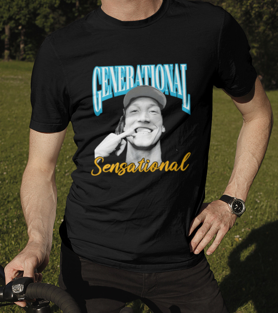 Generational Sensational Trevor Lawrence Jacksonville Jaguars T-Shirt