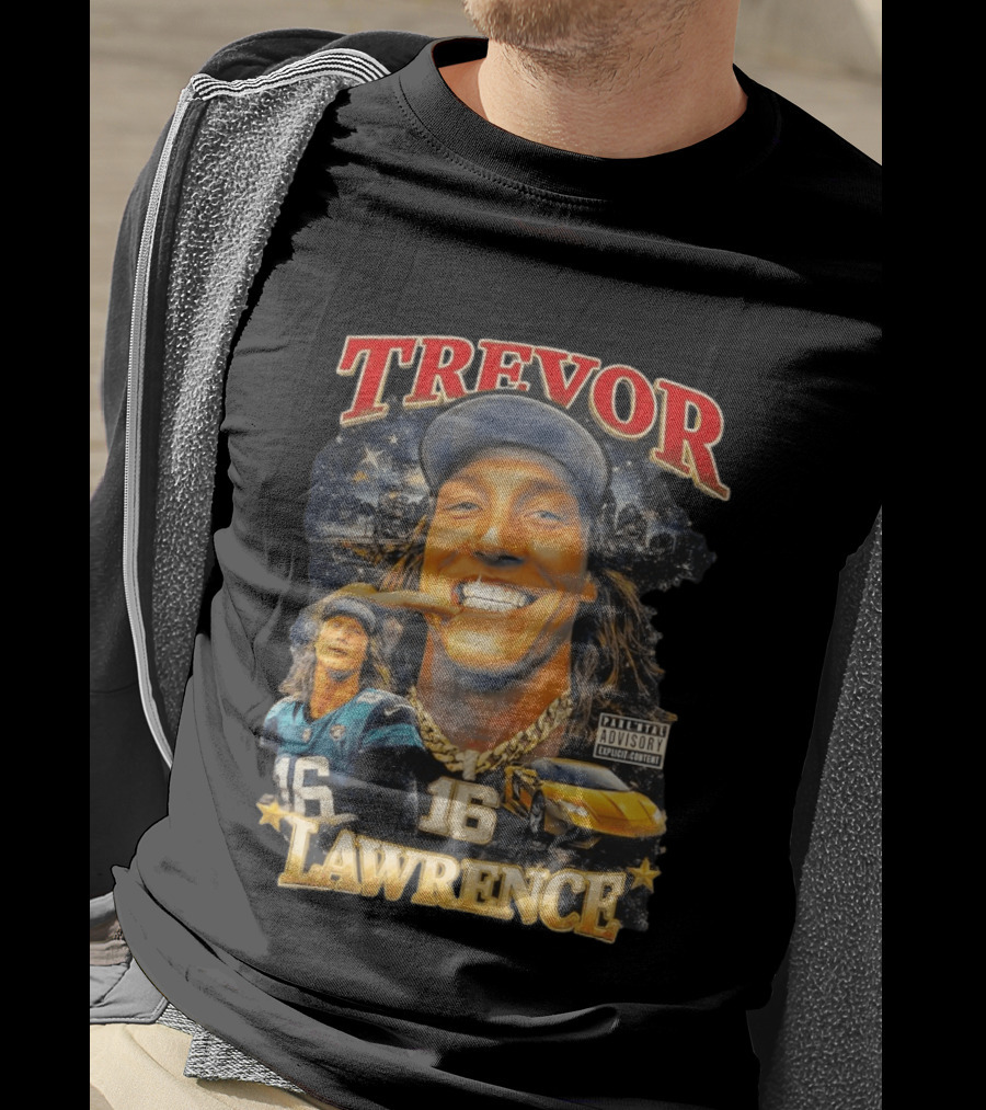 Trevor Lawrence Grillz 16 Duuval Jacksonville Jaguars NFL T-Shirt