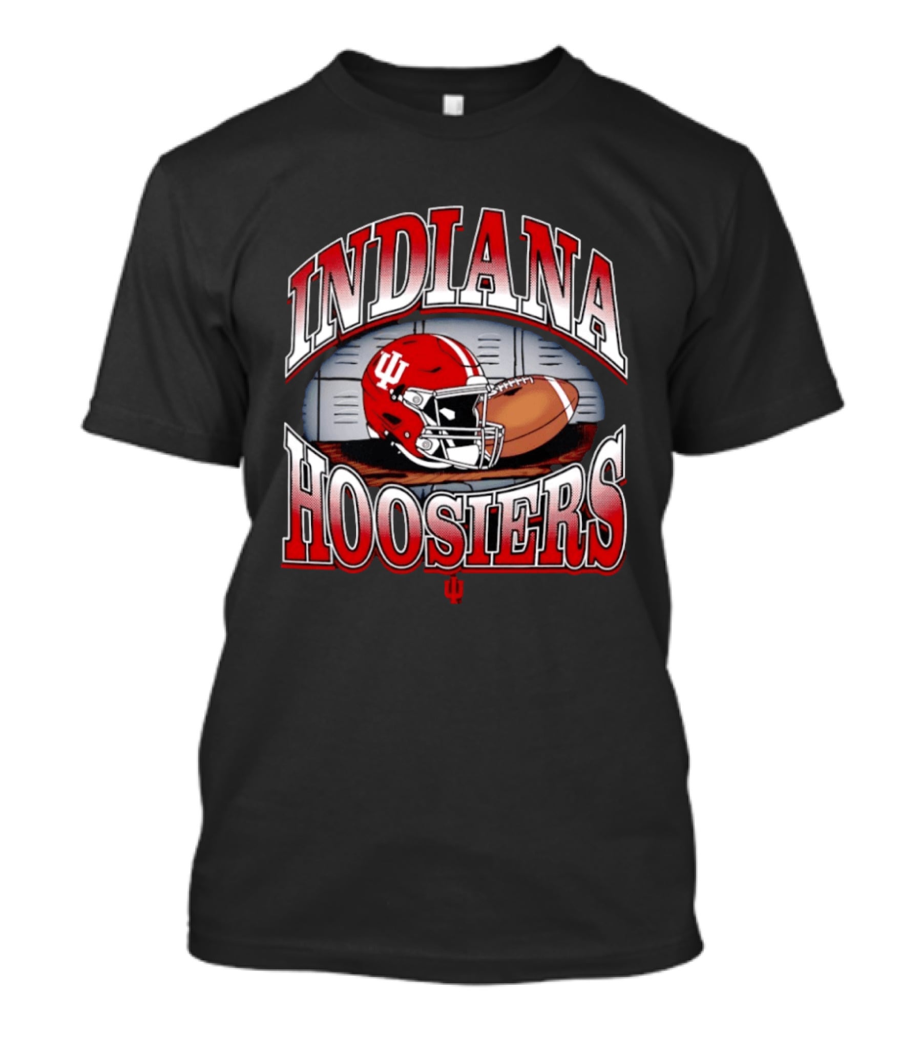 Indiana Hoosiers Football Helmet IU Gridiron Fan Gear T-Shirt