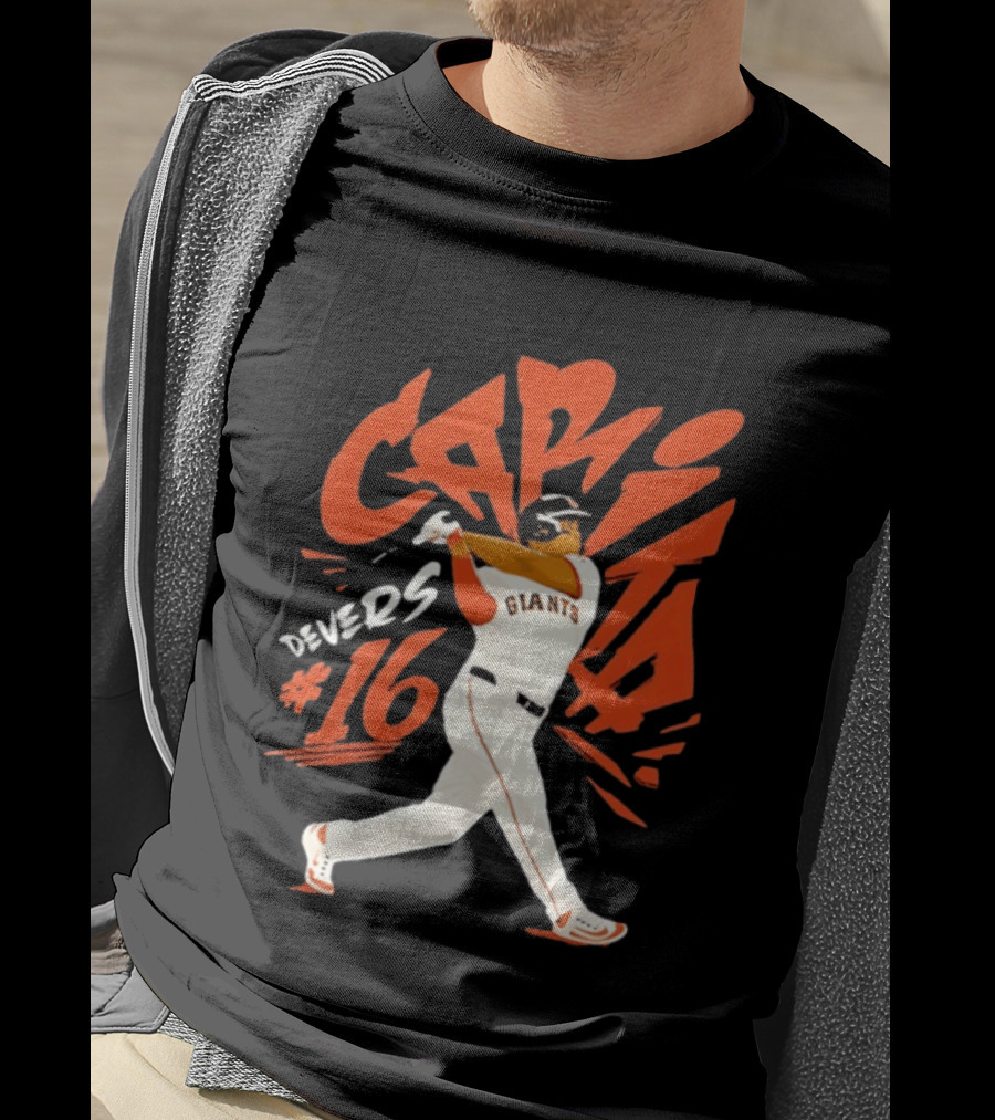 CAPITA Devers #16 Giants Baseball T-Shirt