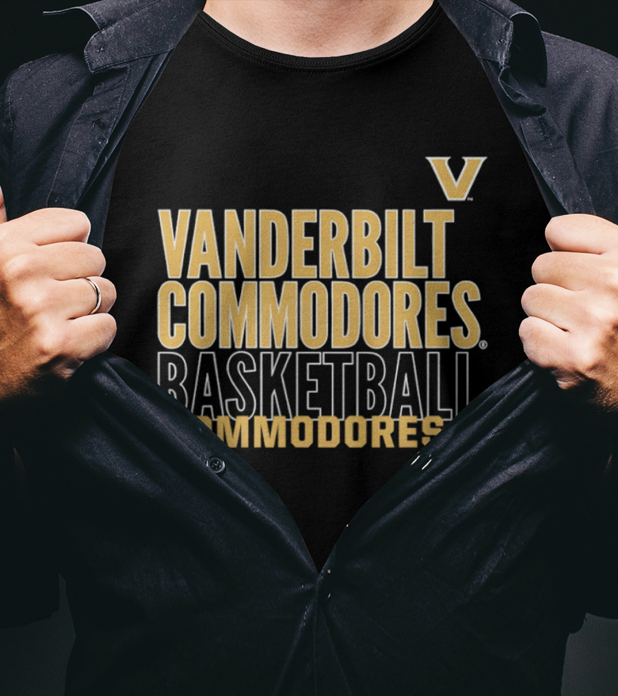 Vanderbilt Commodores Basketball Commodores V T-Shirt