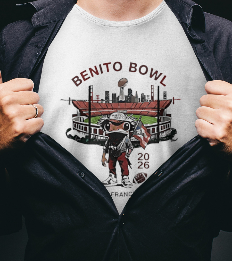Benito Bowl San Francisco Rap Music Super Bowl 2026 T-Shirt