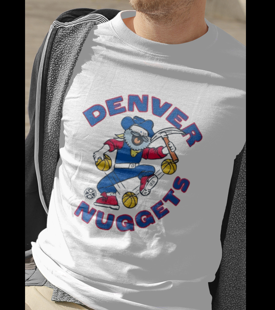 Denver Nuggets Maxie The Miner Basketball Novelty T-Shirt