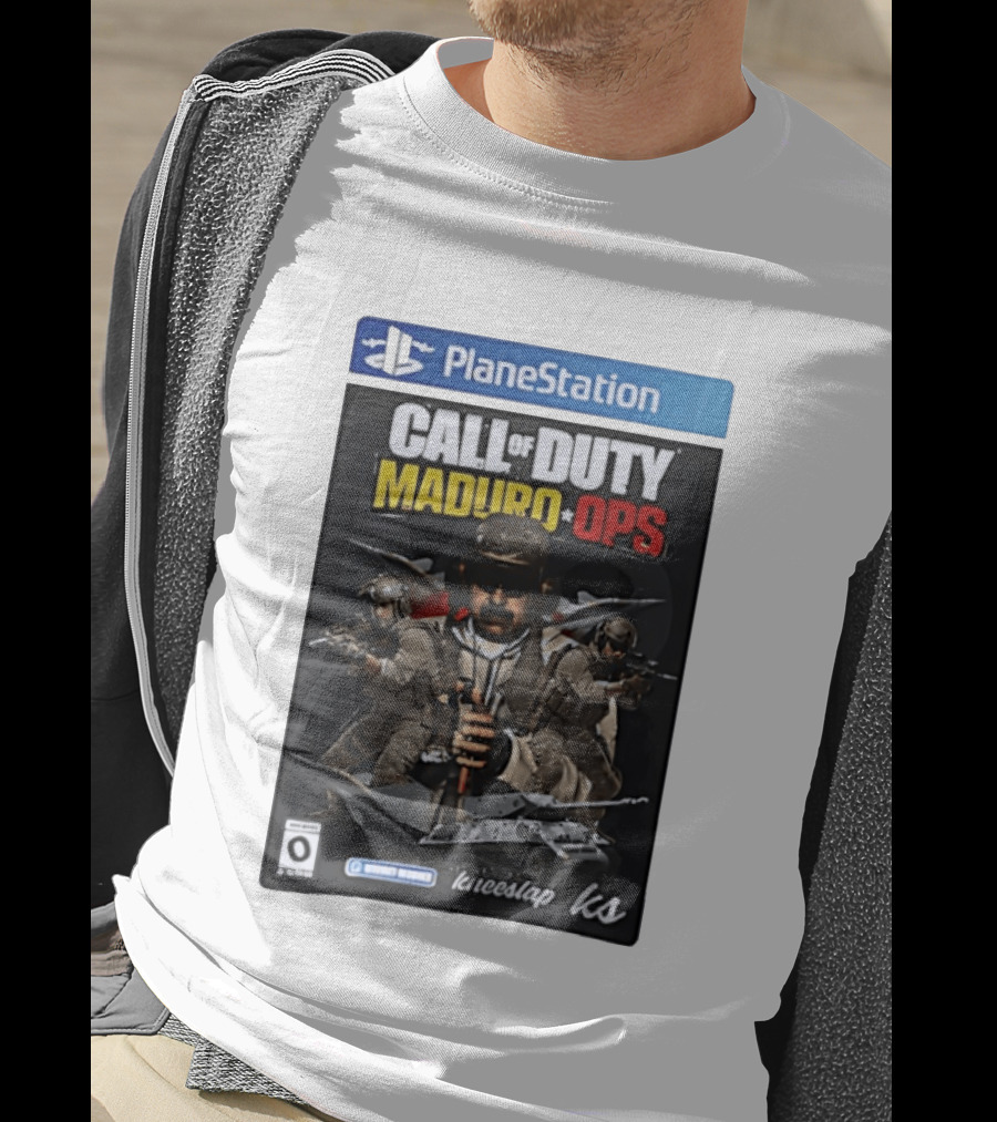 PlaneStation Call Of Duty Maduro Ops Kneeslap Ks Edition T-Shirt