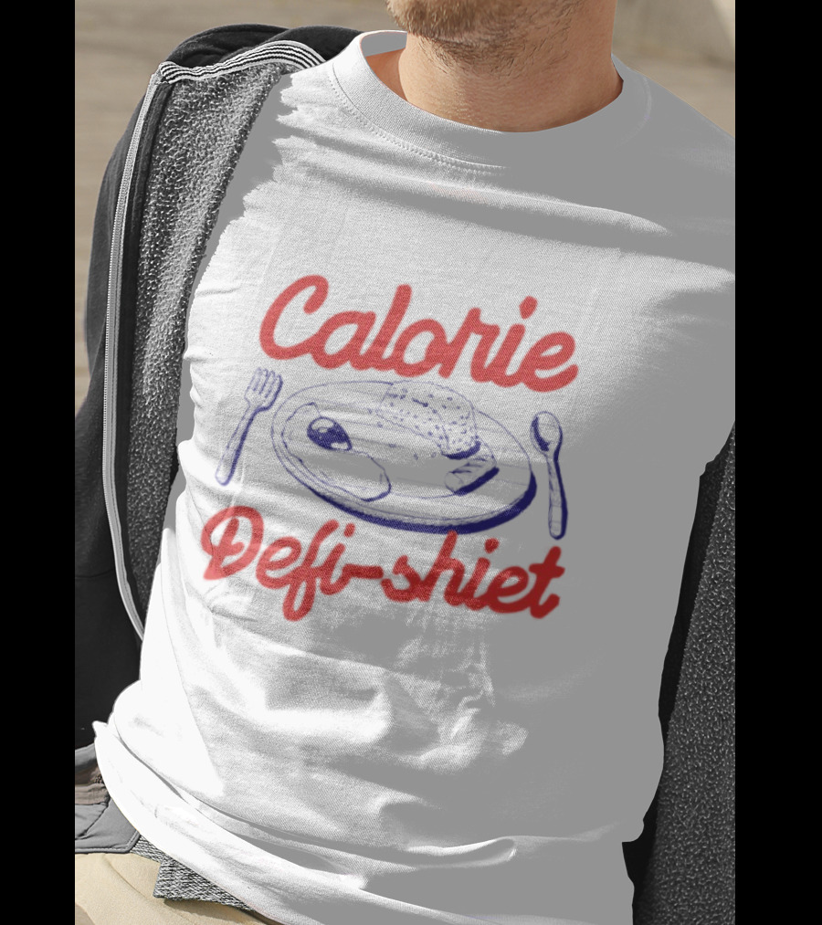 Calorie Defi Shiet Plate Fork Spoon T-Shirt