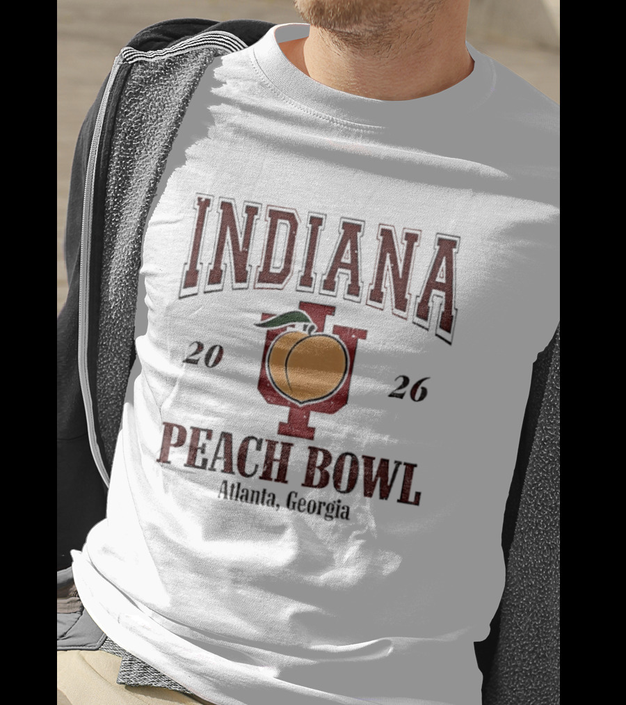 Indiana Peach Bowl IU 2026 Atlanta Georgia T-Shirt