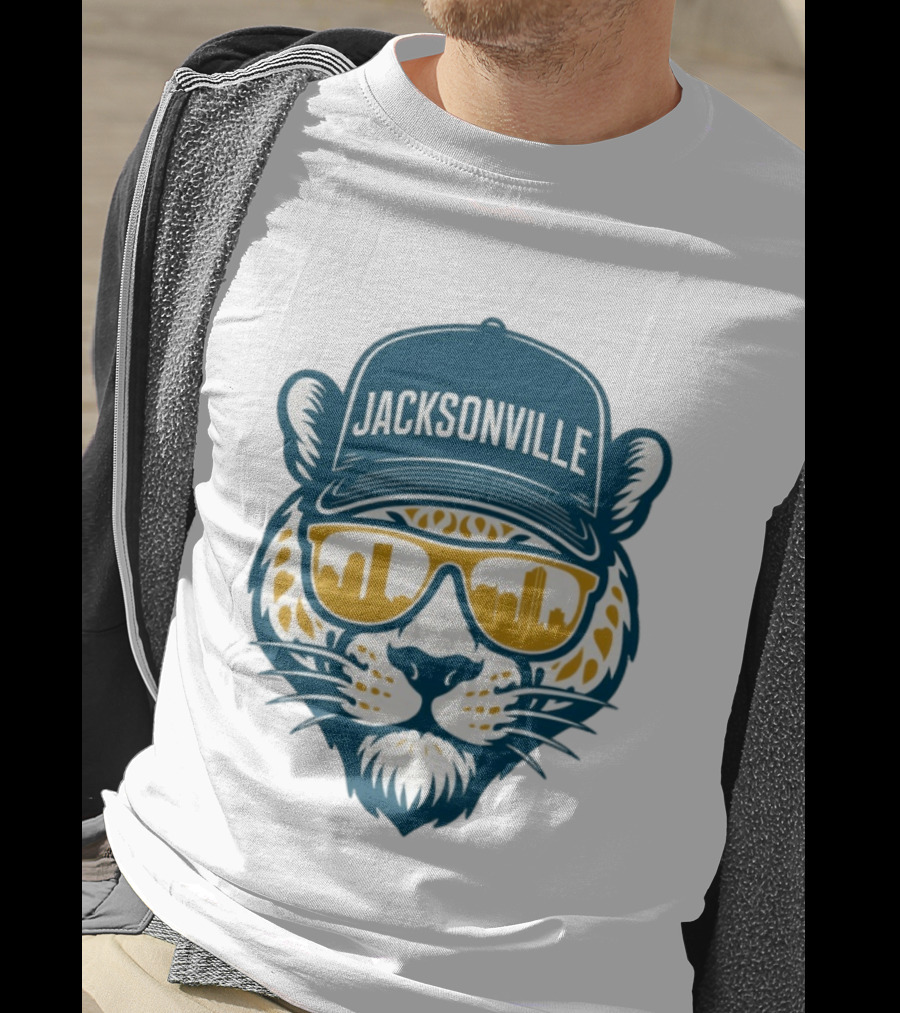 Jacksonville Jaguars Duval Football 2025 Skyline T-Shirt