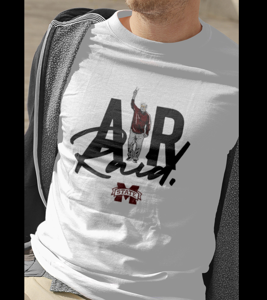 Mike Leach NCAA Mississippi State Air Raid Football Coach T-Shirt