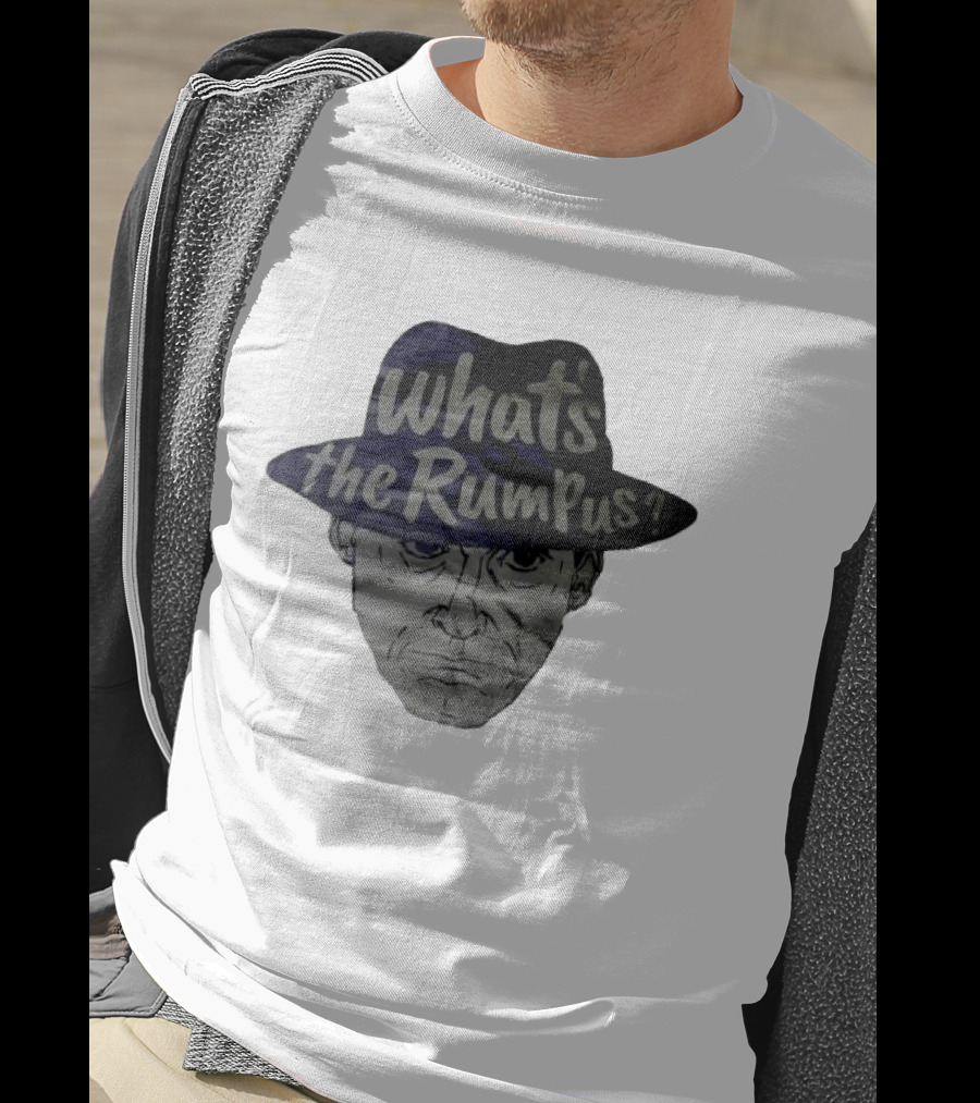 What's The Rumpus Vintage Styled Fedora Face T-Shirt