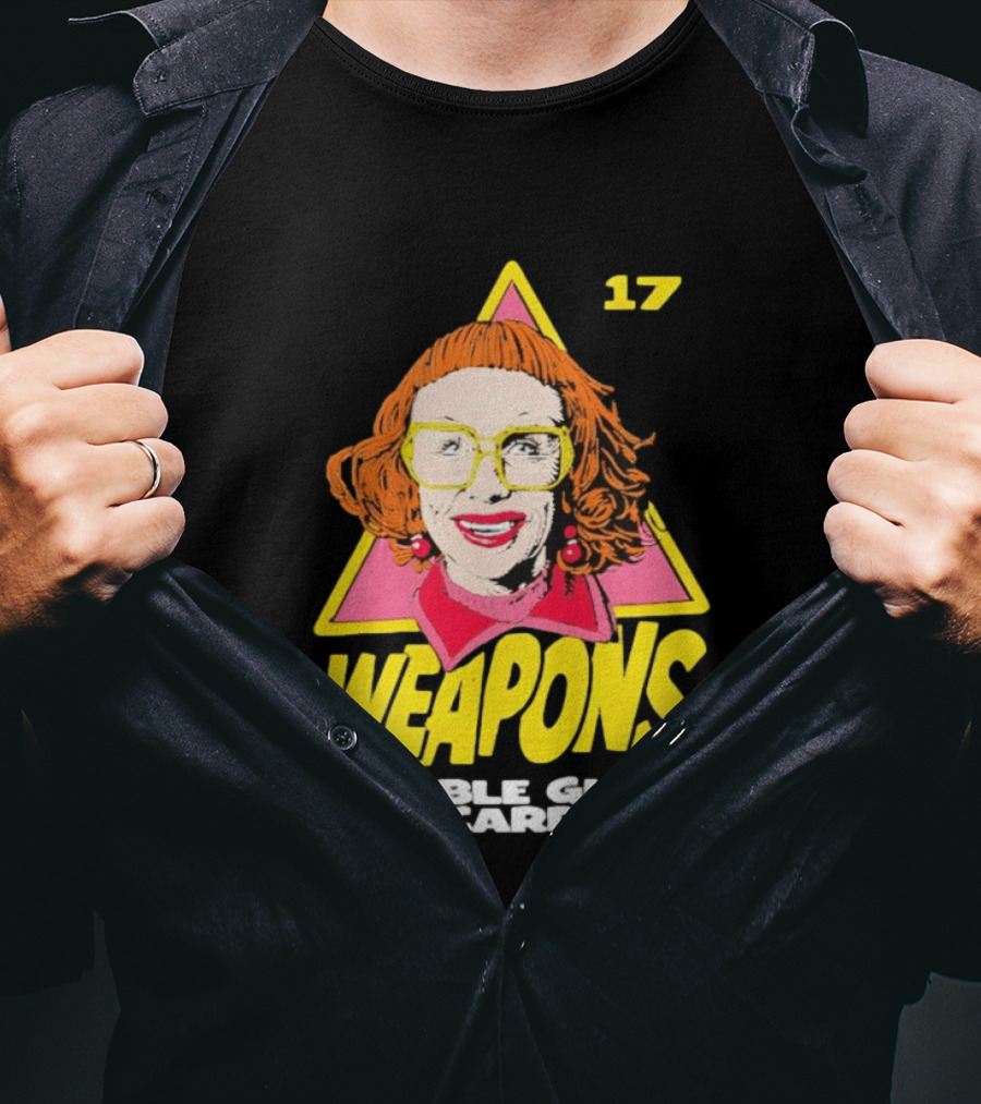 Aunt Gladys Weapons 17 Bubble Gum & Cards T-Shirt