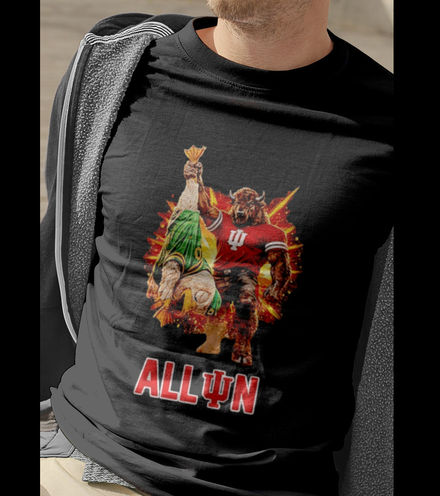 Indiana Hoosiers All In Victory Over Oregon Ducks T-Shirt