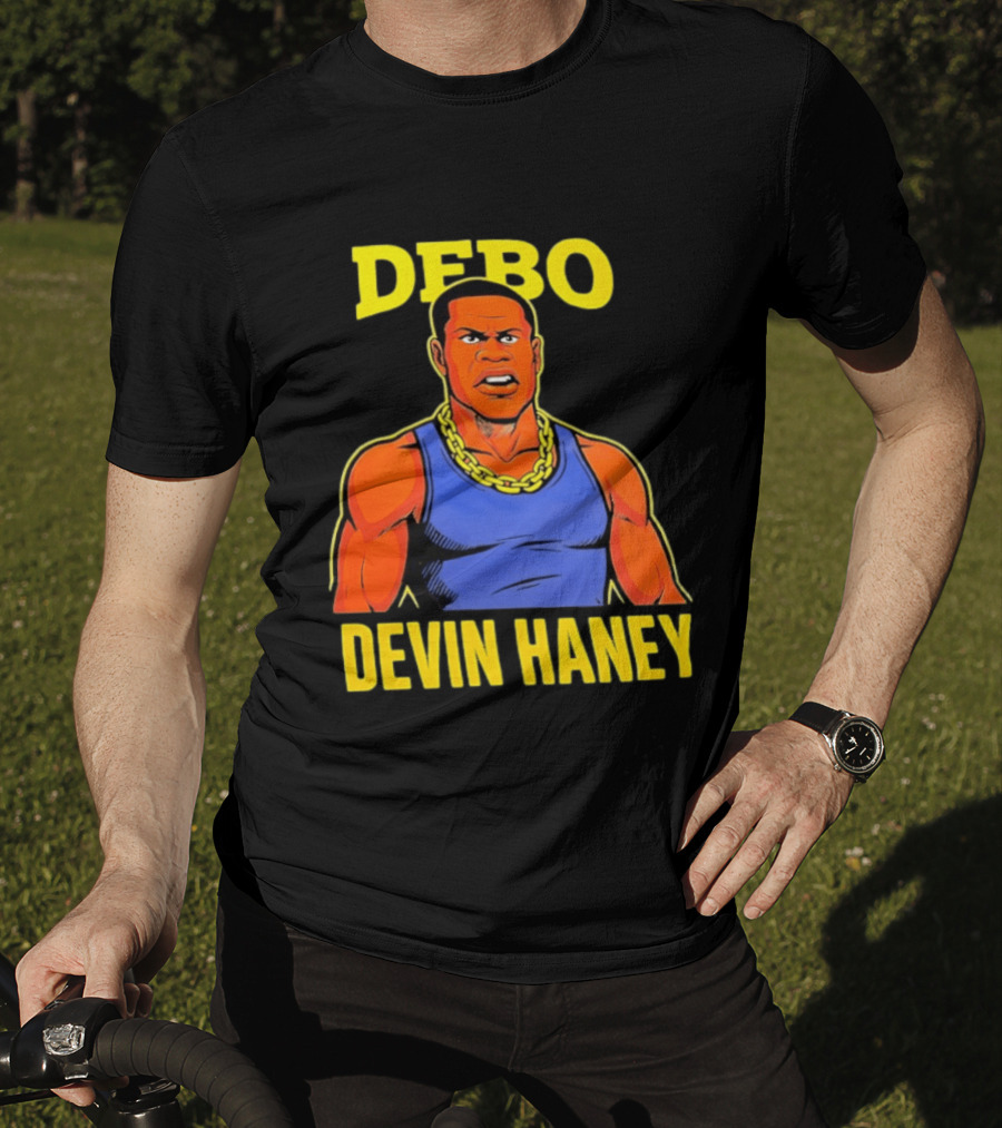 DEBO Devin Haney Cartoon Chain Bold T-Shirt