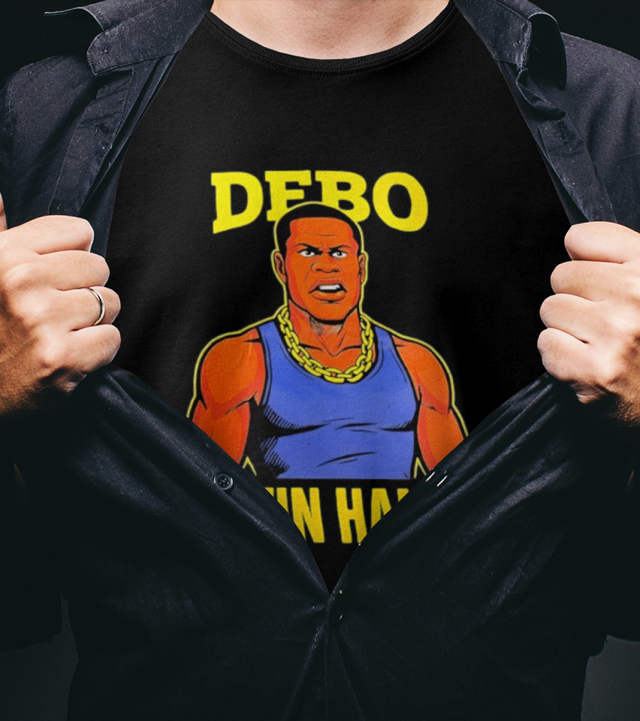 DEBO Devin Haney Cartoon Chain Bold T-Shirt