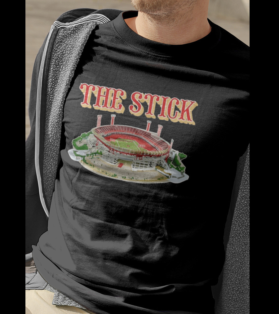 The Stick Candlestick Park San Francisco 49ers Stadium Football T-Shirt