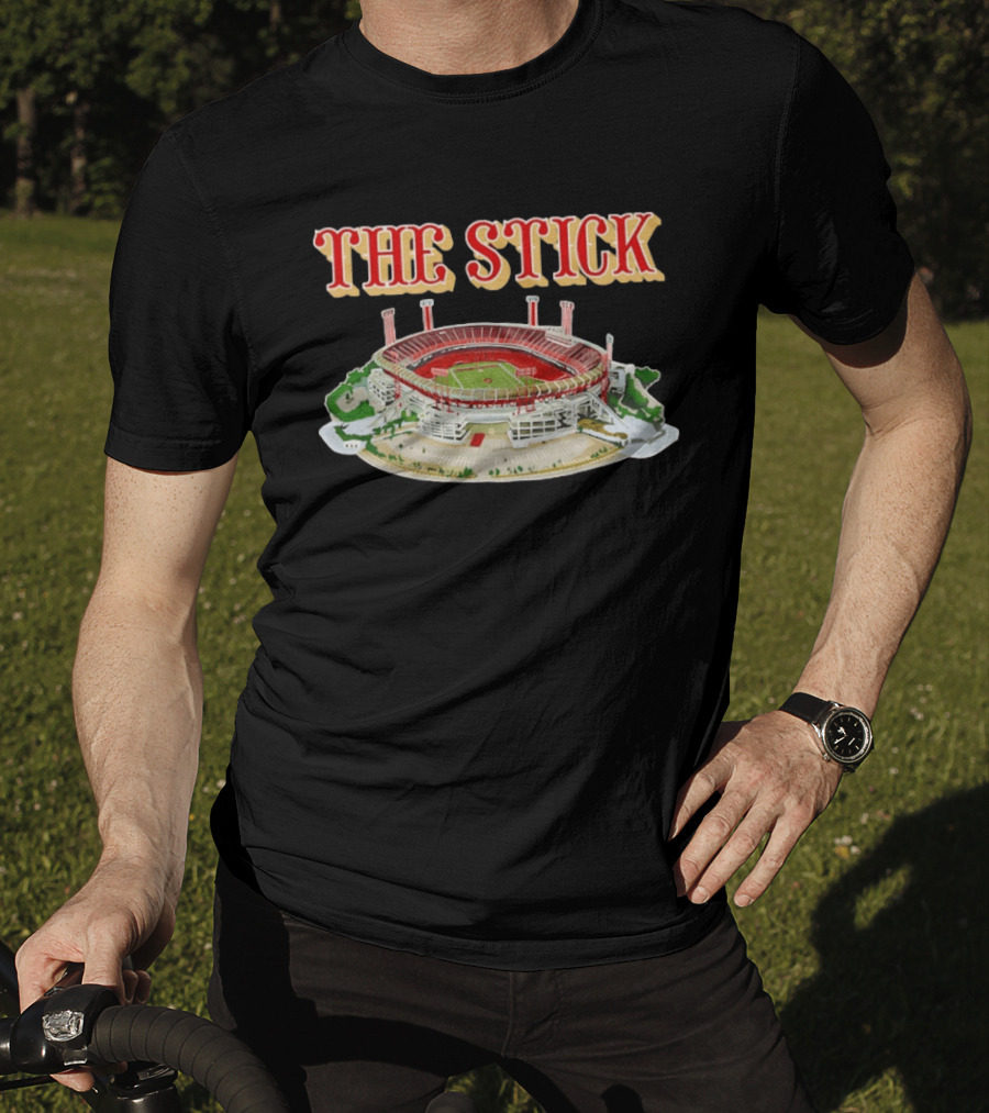 The Stick Candlestick Park San Francisco 49ers Stadium Football T-Shirt