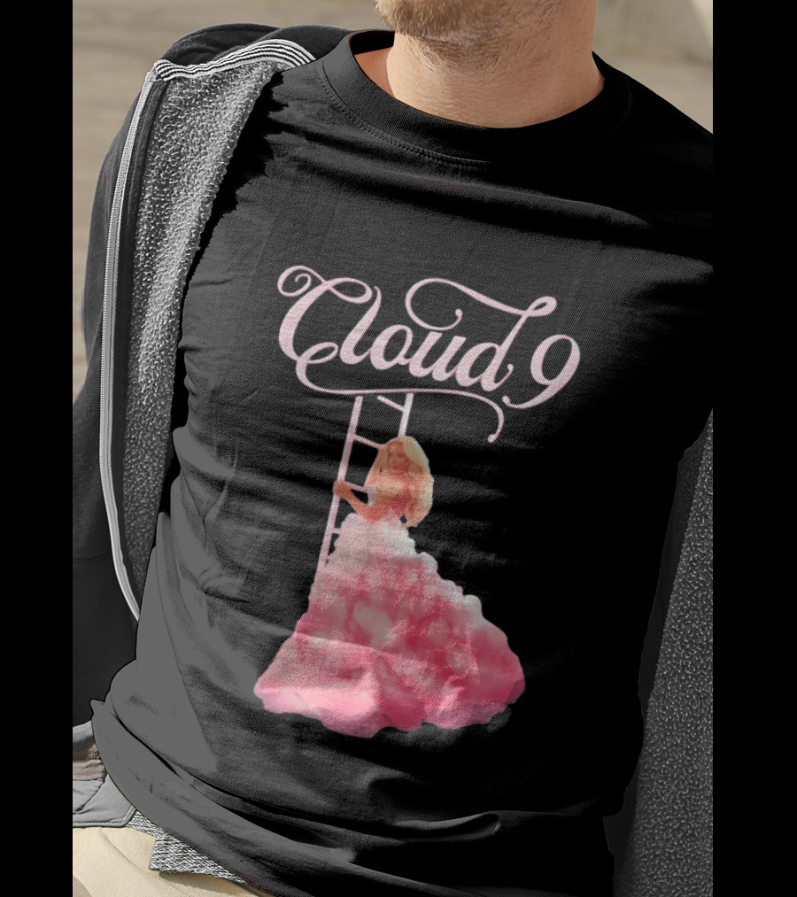 Megan Moroney Cloud 9 Tour Vintage Ladder Pink Dress T-Shirt