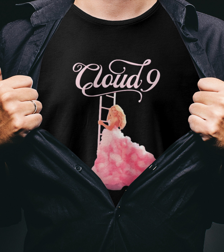 Megan Moroney Cloud 9 Tour Vintage Ladder Pink Dress T-Shirt