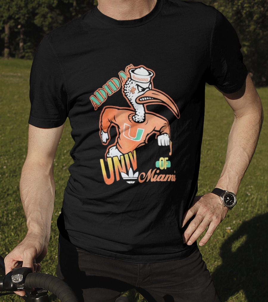 ADIDAS Univ Of Miami Hurricanes T-Shirt