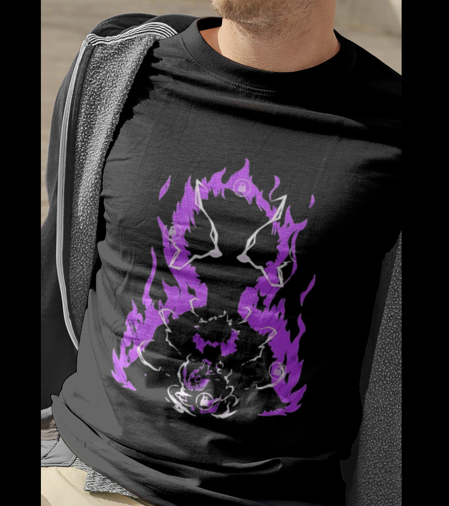 Psi Rampage Mob Psycho 100 Anime Psychic Energy Aura T-Shirt